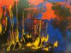 Volcano - Acryl auf Leinwand - 100 x 80 cm